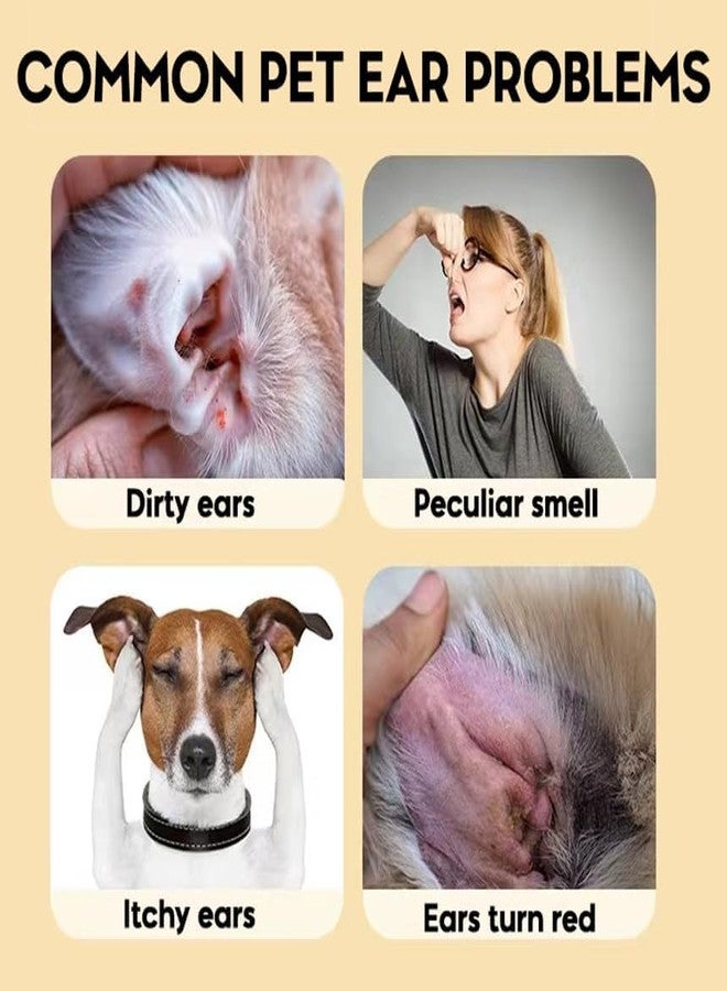 Swejos Pet Ear Cleaner Finger Wipes for Dogs & Cats | Extra-Large Finger Design | Removes Earwax, Mites & Dirt | Gentle & Non-Irritating & Puppy Ear Cleaner| 50 Count - Image 2